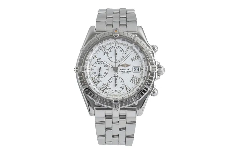 Breitling Crosswind chronograph steel automatic men's watch A13055 LP: 8100EUR [2506319]