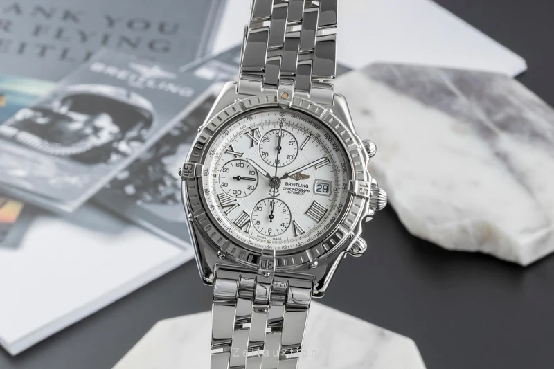 Breitling Crosswind chronograph steel automatic men's watch A13055 LP: 8100EUR [2506319]