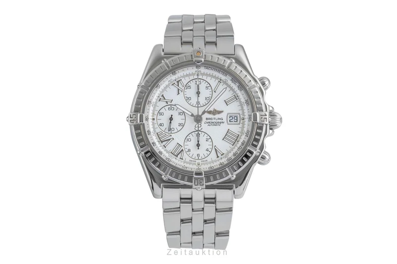 Breitling Crosswind chronograph steel automatic men's watch A13055 LP: 8100EUR [2506319]