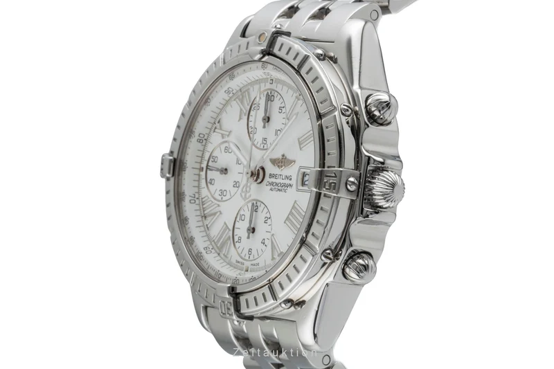 Breitling Crosswind chronograph steel automatic men's watch A13055 LP: 8100EUR [2506319]