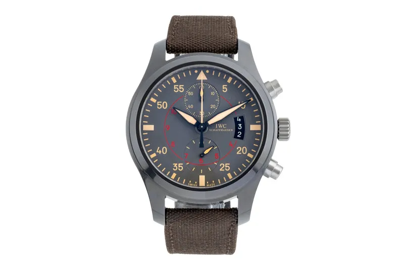 IWC Fliegerchronograph chronograph ceramic / titanium automatic men's watch IW388002 [2506425]