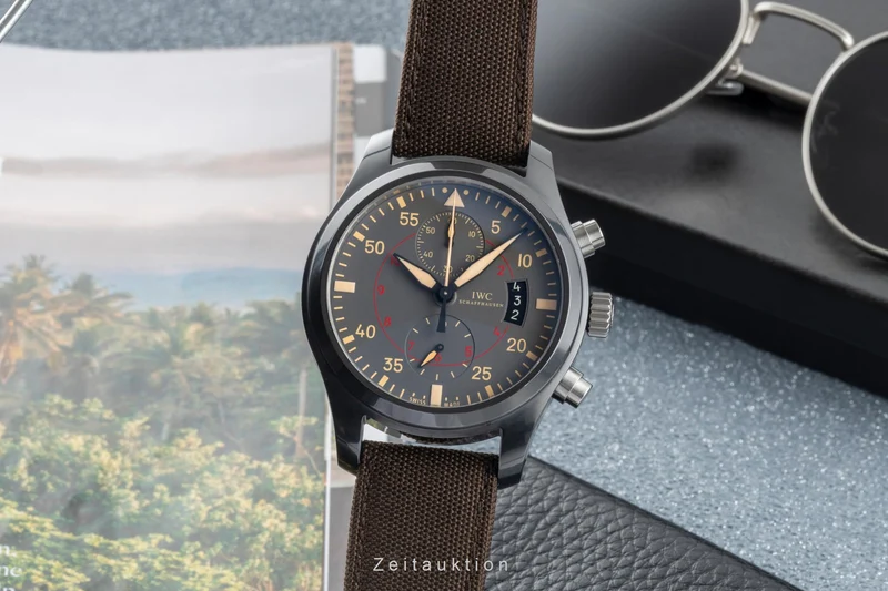 IWC Fliegerchronograph chronograph ceramic / titanium automatic men's watch IW388002 [2506425]