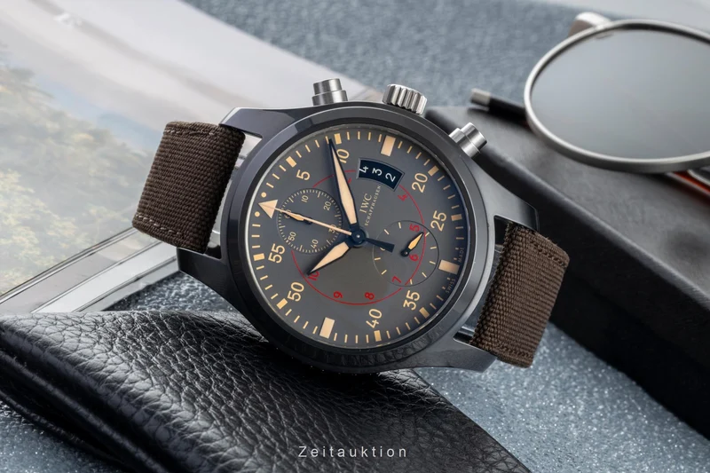 IWC Fliegerchronograph chronograph ceramic / titanium automatic men's watch IW388002 [2506425]