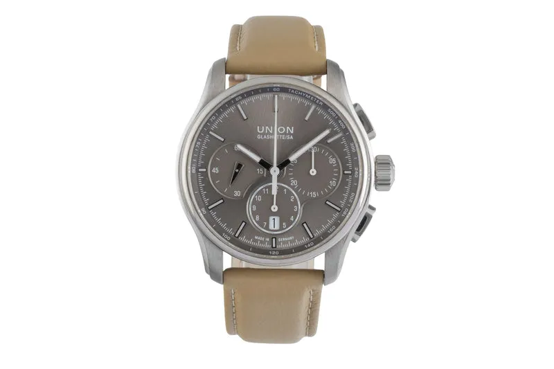 Union Glashütte Belisar chronograph titanium automatic men's watch D002.427.46.081.00 [2506158]