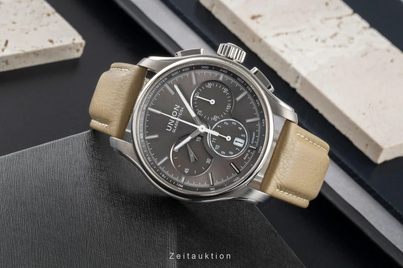 Union Glashütte Belisar chronograph titanium automatic men's watch D002.427.46.081.00 [2506158]