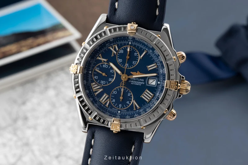 Breitling Crosswind chronograph steel / gold automatic men's watch B13055 [2506633]