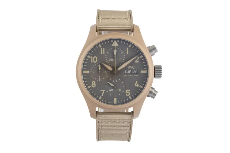 IWC Fliegerchronograph chronograph ceramic / titanium automatic men's watch IW389402 LP: 12700EUR [2506779]