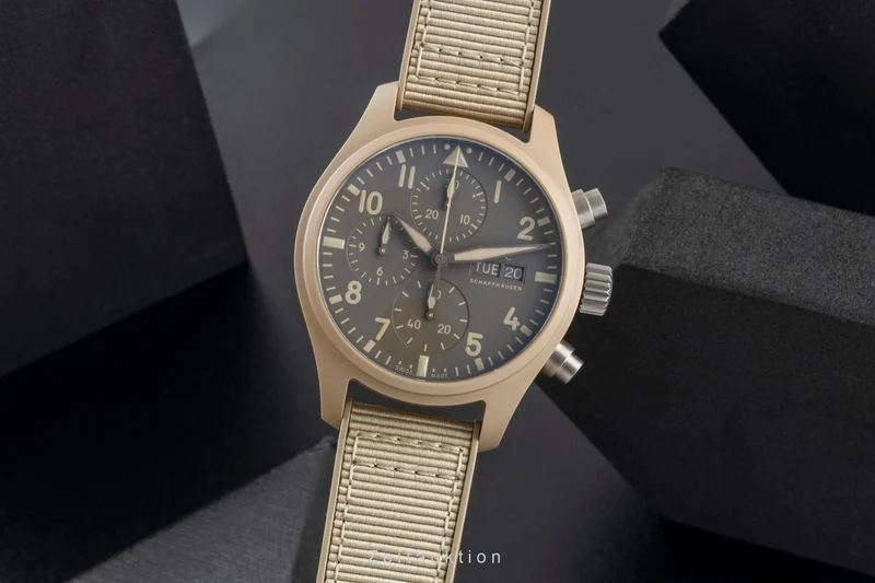 IWC Fliegerchronograph chronograph ceramic / titanium automatic men's watch IW389402 LP: 12700EUR [2506779]