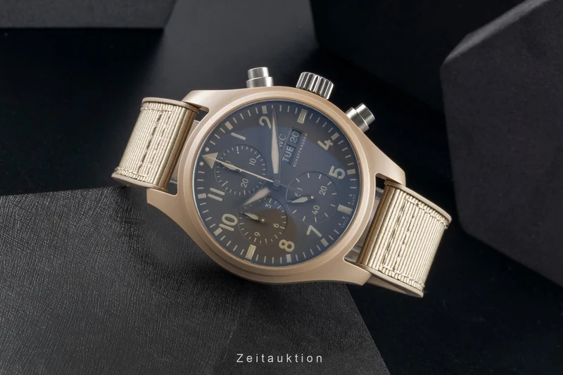 IWC Fliegerchronograph chronograph ceramic / titanium automatic men's watch IW389402 LP: 12700EUR [2506779]