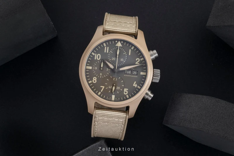 IWC Fliegerchronograph chronograph ceramic / titanium automatic men's watch IW389402 LP: 12700EUR [2506779]