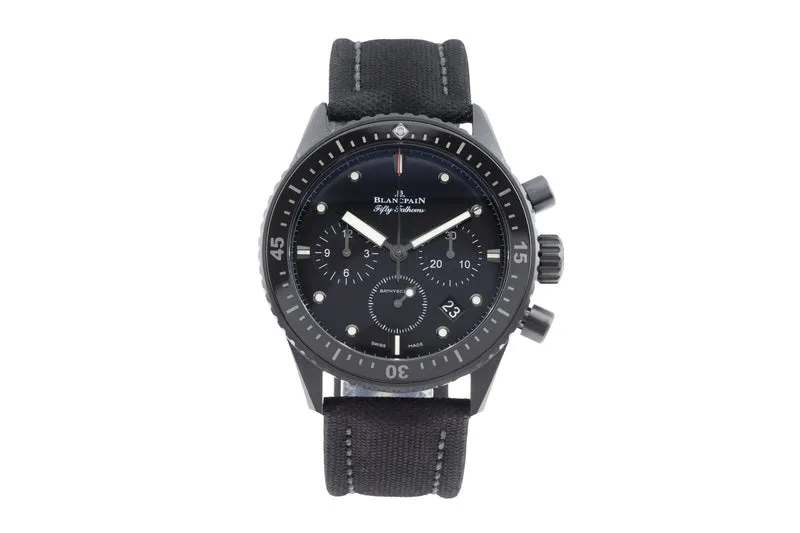 Blancpain Fifty Fathoms chronograph ceramic automatic men's watch 5200-0130-B52A LP: 19750EUR [2506698]