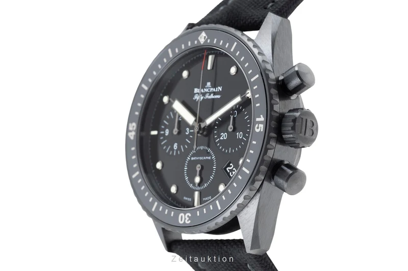 Blancpain Fifty Fathoms chronograph ceramic automatic men's watch 5200-0130-B52A LP: 19750EUR [2506698]