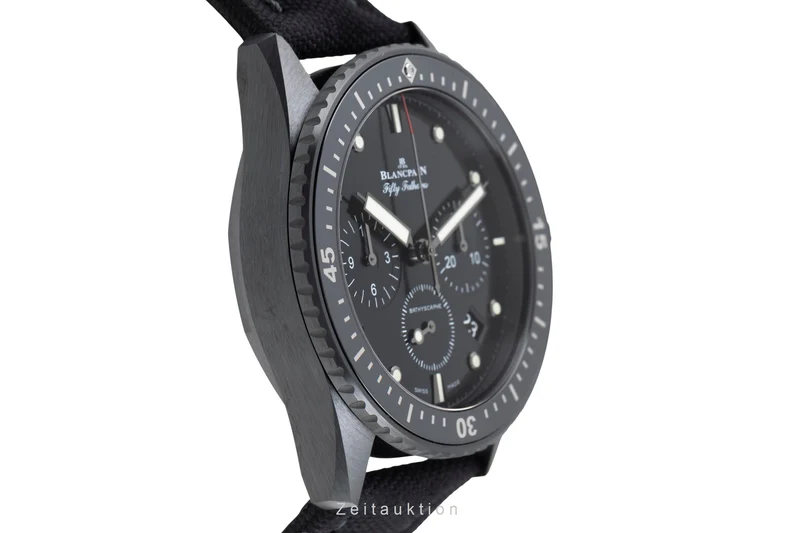Blancpain Fifty Fathoms chronograph ceramic automatic men's watch 5200-0130-B52A LP: 19750EUR [2506698]
