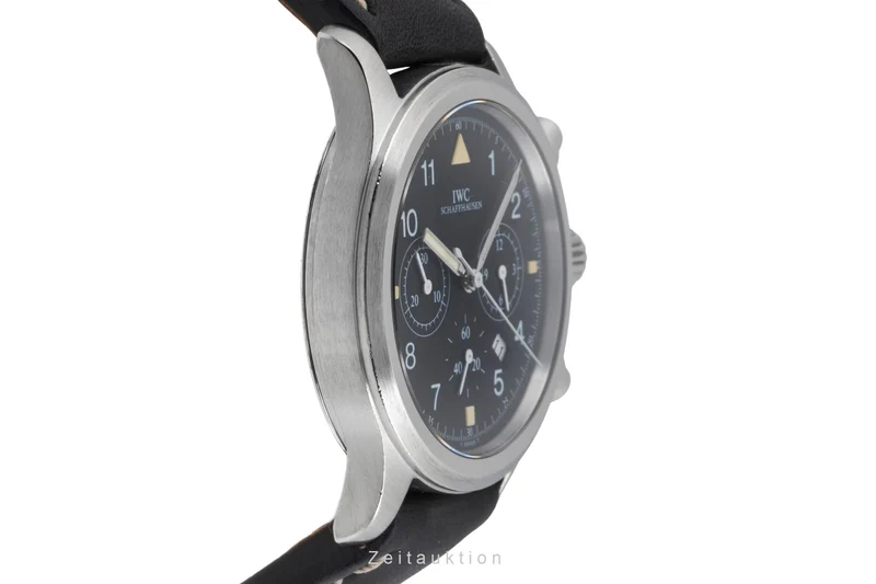 IWC Pilot chronograph steel quartz men's watch IW374101 [2505372]