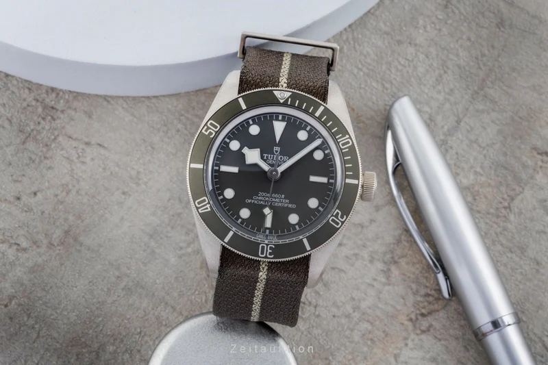 Tudor Black Bay silver automatic men's watch 79010S LP: 4810EUR [2504582]