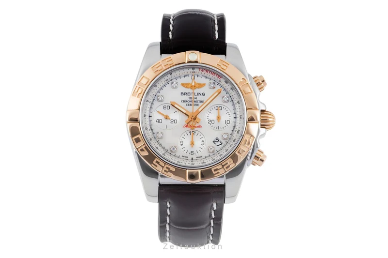 Breitling Chronomat 41 chronograph steel / gold automatic men's watch CB0140 [2505885]