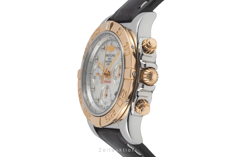 Breitling Chronomat 41 chronograph steel / gold automatic men's watch CB0140 [2505885]