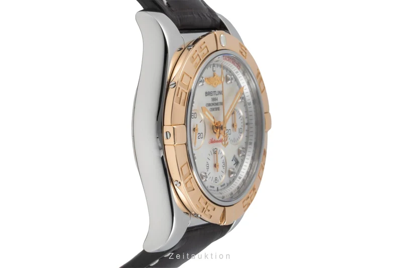 Breitling Chronomat 41 chronograph steel / gold automatic men's watch CB0140 [2505885]