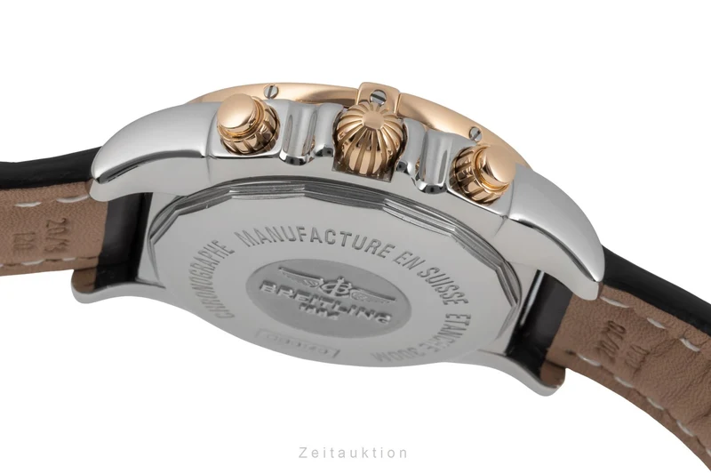 Breitling Chronomat 41 chronograph steel / gold automatic men's watch CB0140 [2505885]