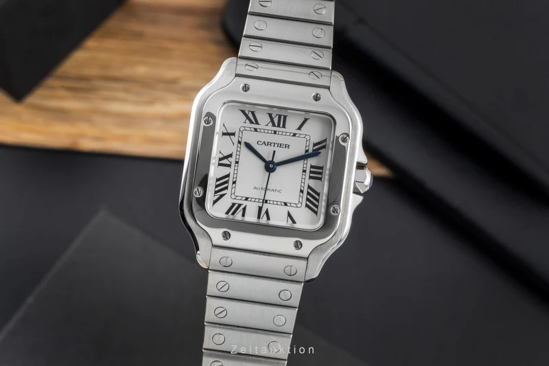 Cartier Santos steel automatic men's watch WSSA0029 LP: 8050EUR [2506312]
