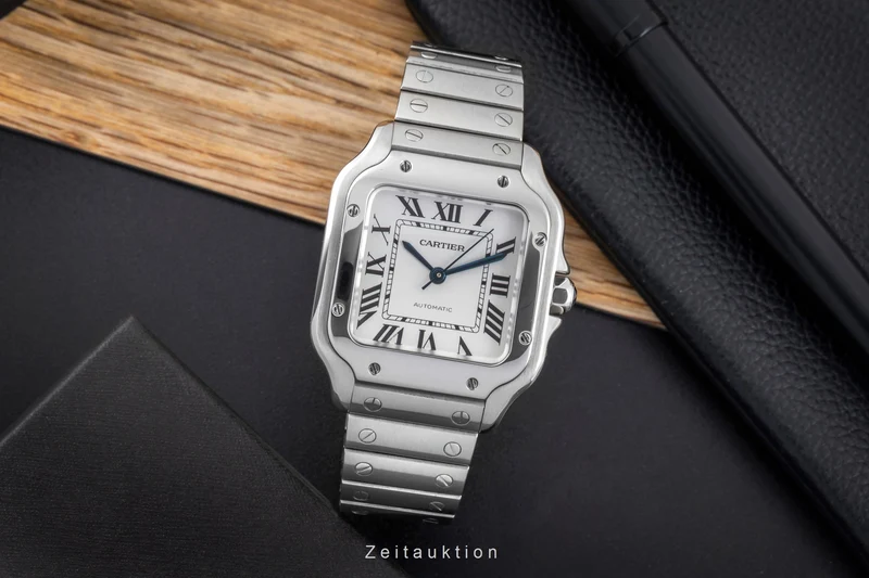 Cartier Santos steel automatic men's watch WSSA0029 LP: 8050EUR [2506312]