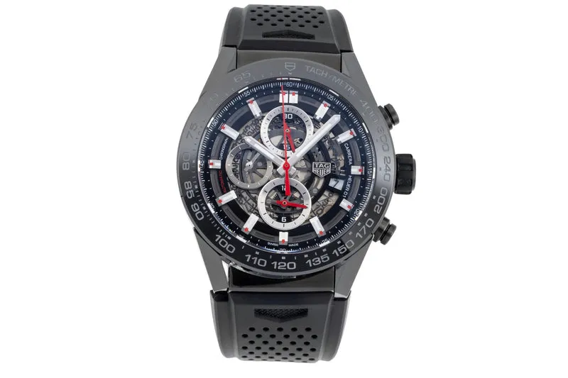 Tag Heuer Carrera chronograph ceramic / steel automatic men's watch CAR2A90.FT6071 [2506764]