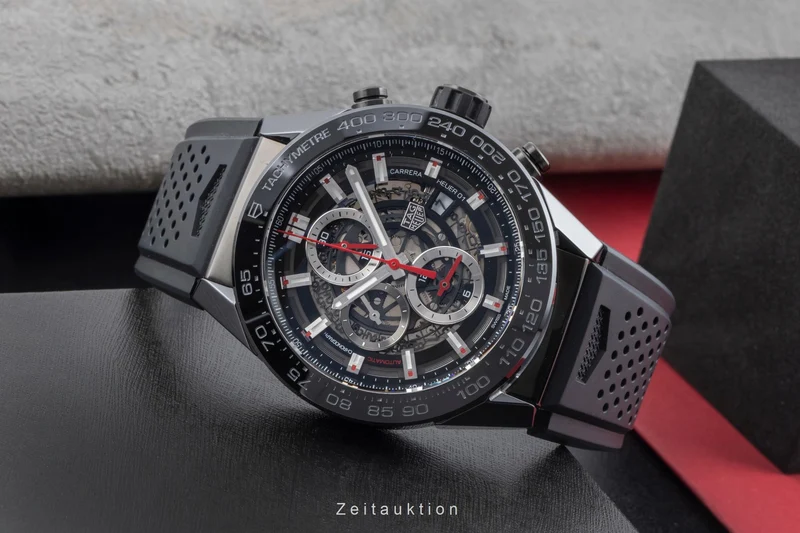 Tag Heuer Carrera chronograph ceramic / steel automatic men's watch CAR2A90.FT6071 [2506764]