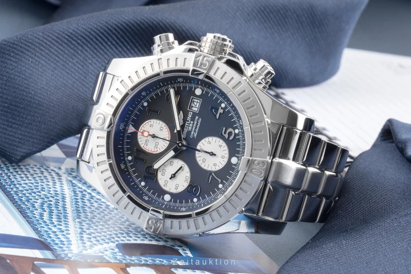 Breitling Super Avenger chronograph steel automatic men's watch A13370 [2506254]