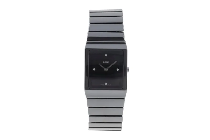 Rado Diastar Ceramica ceramic / titanium quartz women's watch R21702702 [2506886]