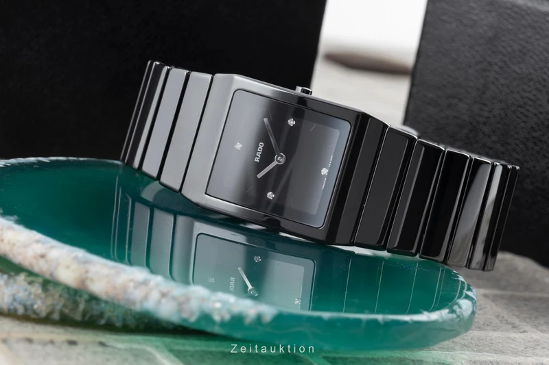 Rado Diastar Ceramica ceramic / titanium quartz women's watch R21702702 [2506886]