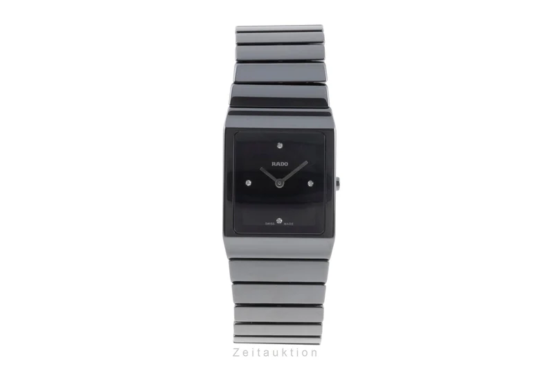 Rado Diastar Ceramica ceramic / titanium quartz women's watch R21702702 [2506886]