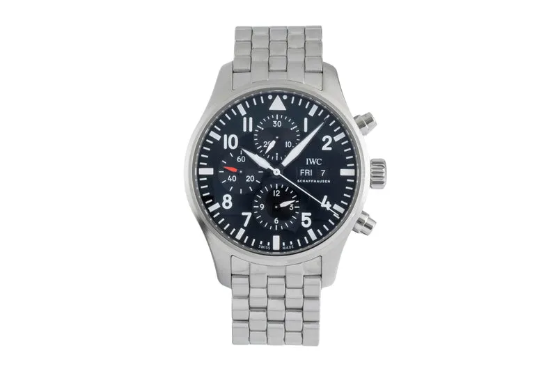 IWC Fliegerchronograph chronograph steel automatic men's watch IW377710 LP: 9000EUR [2506130]