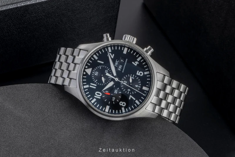 IWC Fliegerchronograph chronograph steel automatic men's watch IW377710 LP: 9000EUR [2506130]