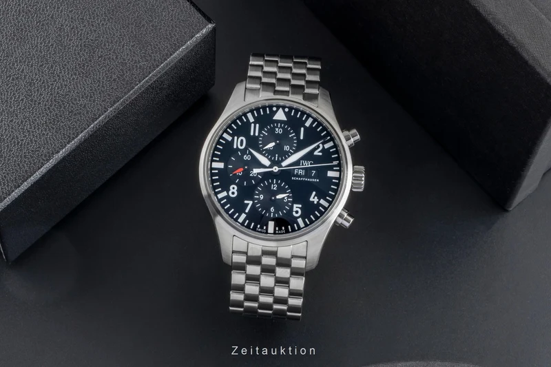 IWC Fliegerchronograph chronograph steel automatic men's watch IW377710 LP: 9000EUR [2506130]