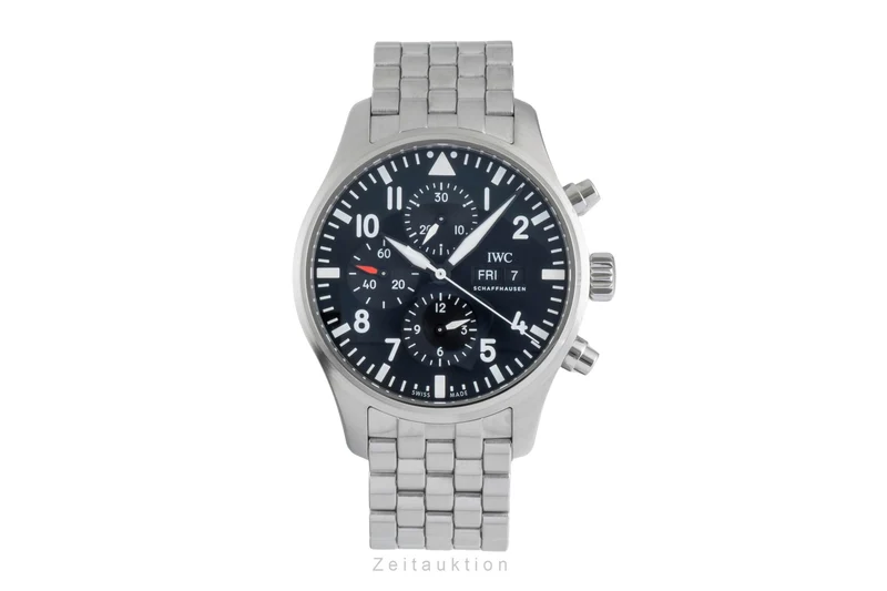 IWC Fliegerchronograph chronograph steel automatic men's watch IW377710 LP: 9000EUR [2506130]