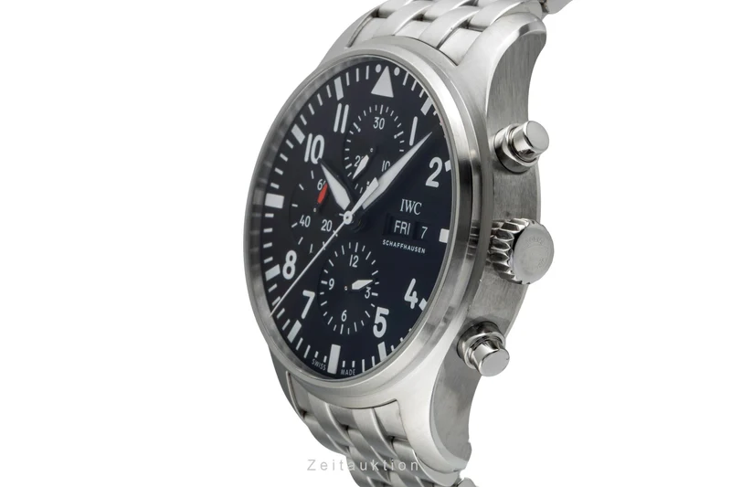 IWC Fliegerchronograph chronograph steel automatic men's watch IW377710 LP: 9000EUR [2506130]