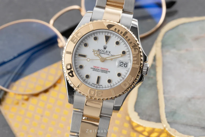 Rolex Yacht-Master steel / gold automatic men's watch 168623 LP: 16000EUR [2505955]