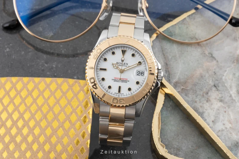 Rolex Yacht-Master steel / gold automatic men's watch 168623 LP: 16000EUR [2505955]