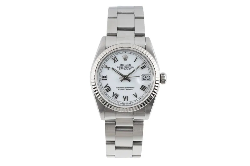 Rolex Datejust steel / white gold automatic men's watch 68274 [2506417]
