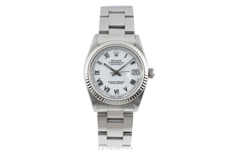 Rolex Datejust steel / white gold automatic men's watch 68274 [2506417]