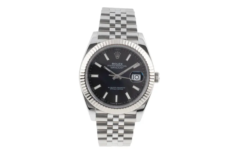 Rolex Datejust steel / white gold automatic men's watch 126334 [2506894]