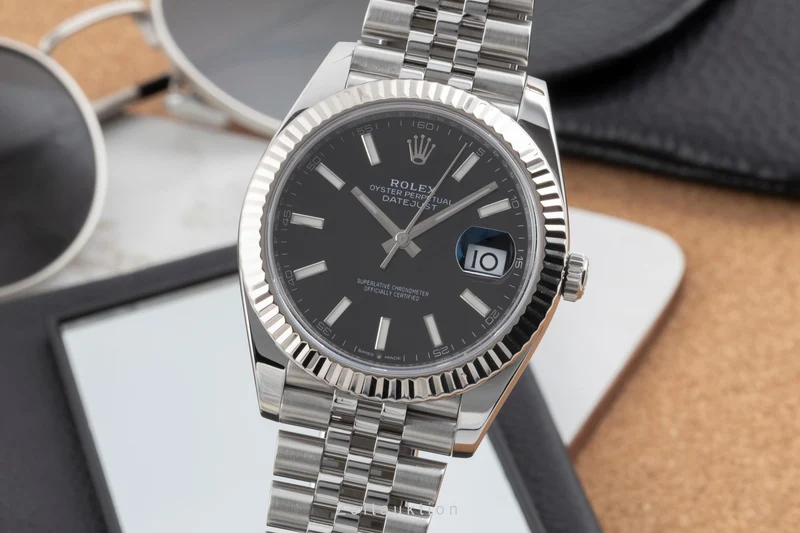 Rolex Datejust steel / white gold automatic men's watch 126334 [2506894]