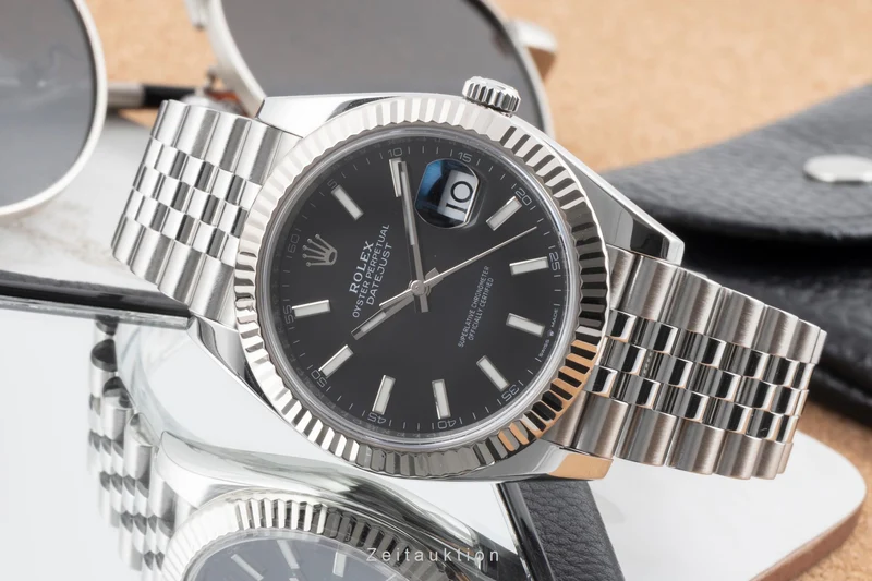 Rolex Datejust steel / white gold automatic men's watch 126334 [2506894]