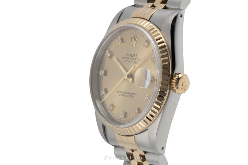 Rolex Datejust steel / gold automatic men's watch 16233 LP: 16300EUR [2506584]