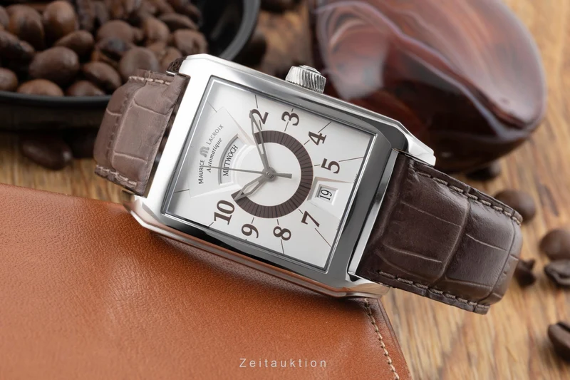 Maurice Lacroix Pontos steel automatic men's watch PT6177-SS001-12G Limited [2506774]