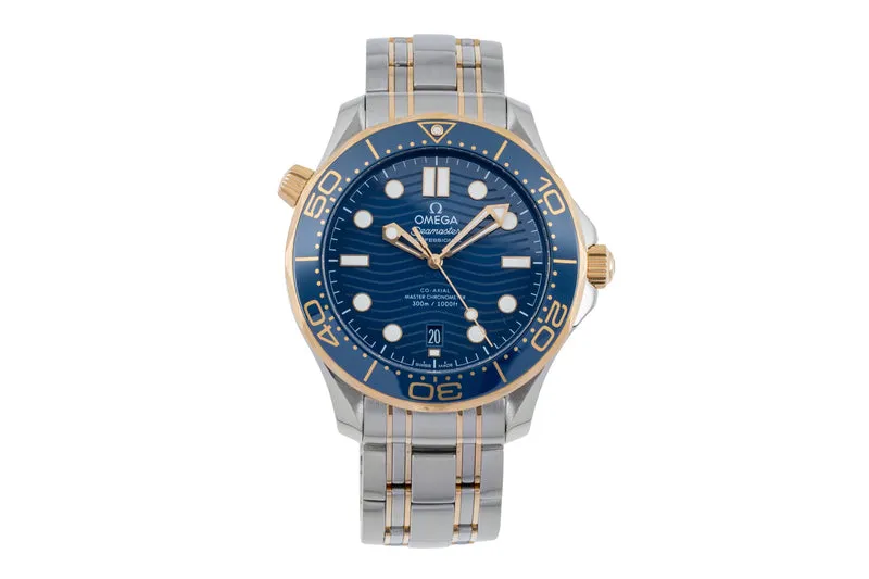 Omega Seamaster steel / gold automatic men's watch 210.20.42.20.03.001 LP: 13800EUR [2506725]