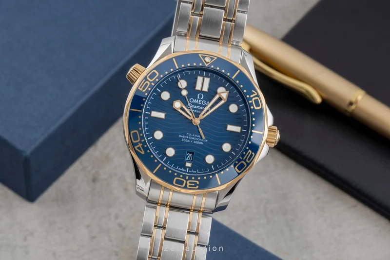 Omega Seamaster steel / gold automatic men's watch 210.20.42.20.03.001 LP: 13800EUR [2506725]