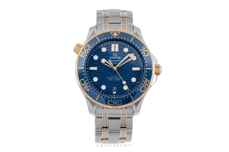 Omega Seamaster steel / gold automatic men's watch 210.20.42.20.03.001 LP: 13800EUR [2506725]