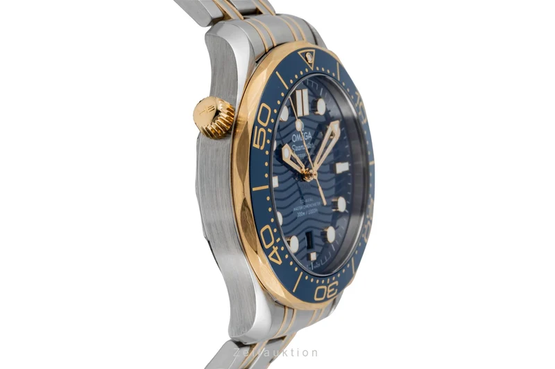 Omega Seamaster steel / gold automatic men's watch 210.20.42.20.03.001 LP: 13800EUR [2506725]