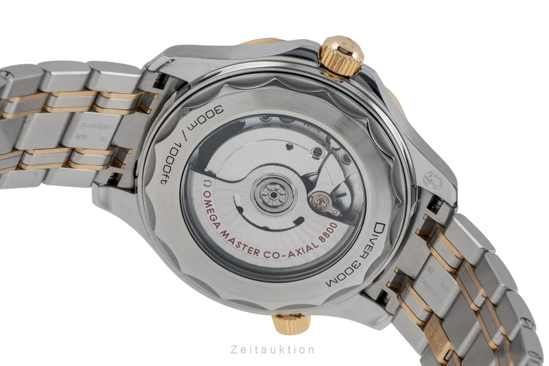 Omega Seamaster steel / gold automatic men's watch 210.20.42.20.03.001 LP: 13800EUR [2506725]
